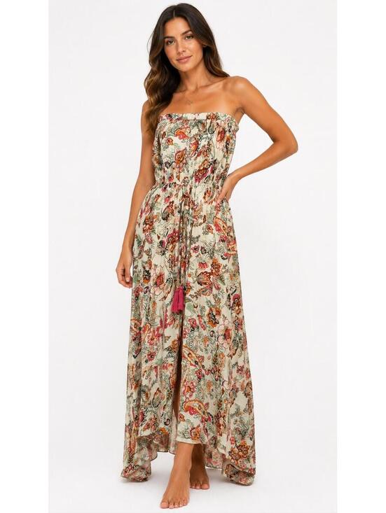 Elan Dresses & Skirts - NWT Elan Strapless Floral Maxi Dress Size Medium